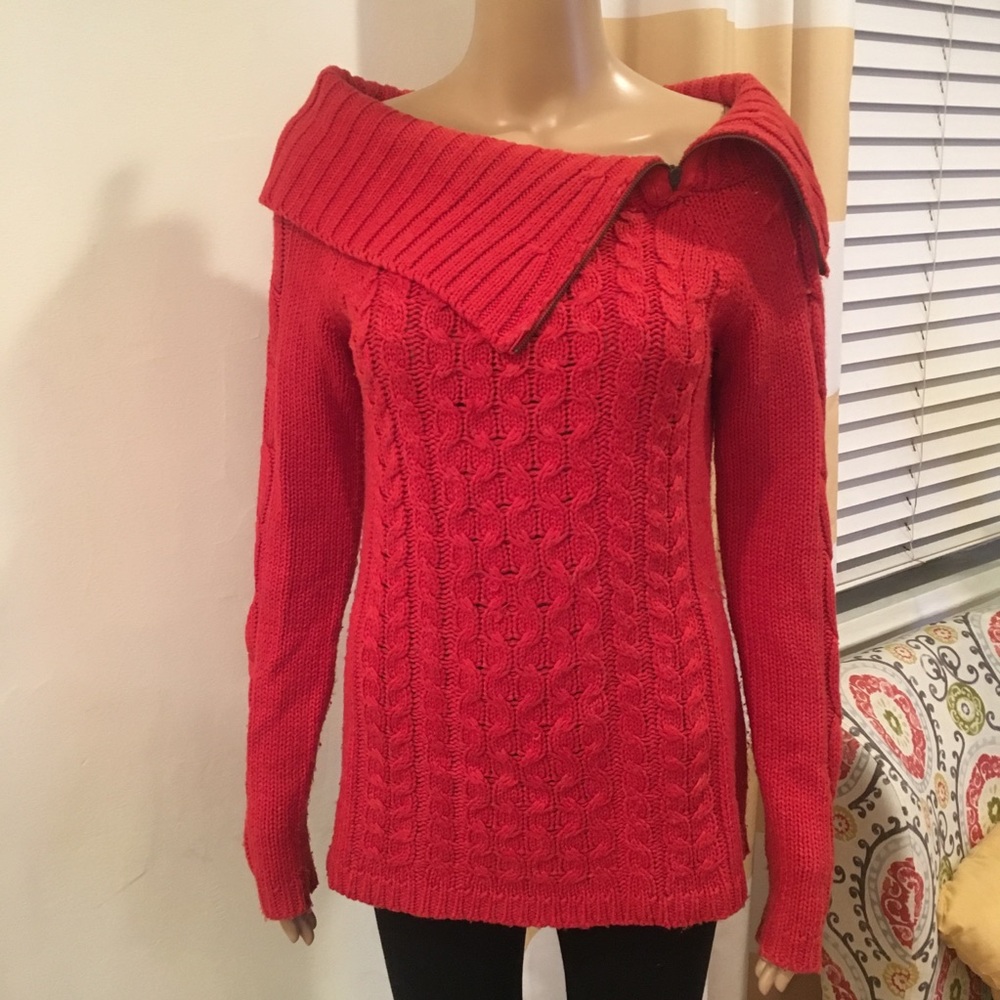 Dark Orange Sweater